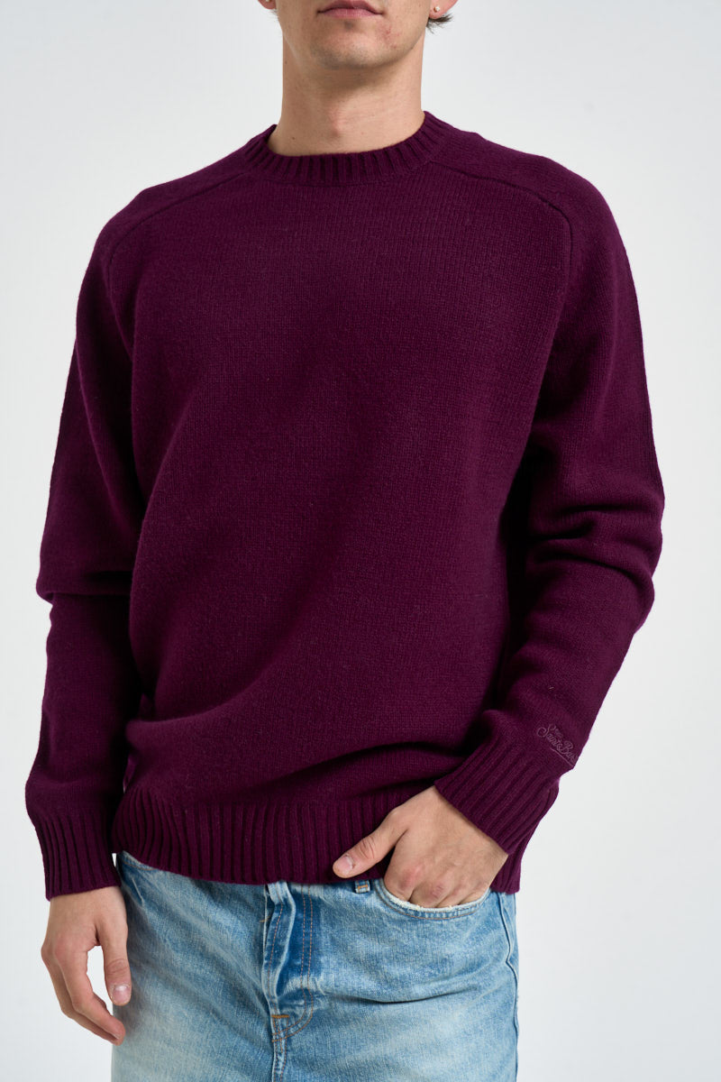 Maglione uomo girocollo melanzana RADLEY 00038M MC2 SAINT BARTH 