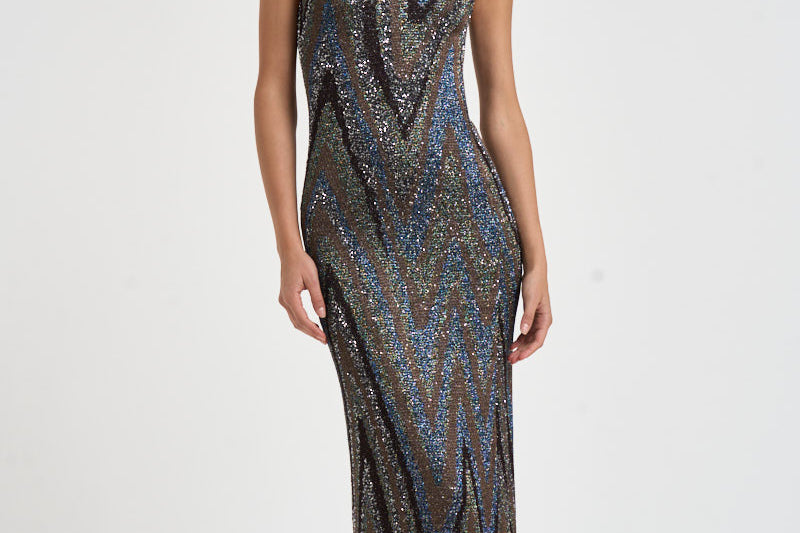 Abito donna lungo multicolor G3T BK01LYS91U7 MISSONI 