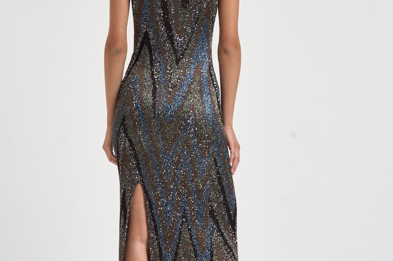 Abito donna lungo multicolor G3T BK01LYS91U7 MISSONI 