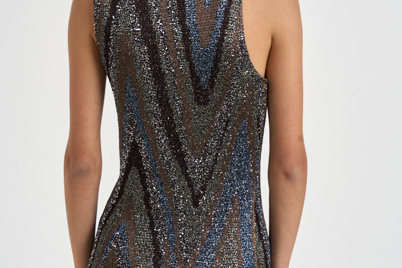 Abito donna lungo multicolor G3T BK01LYS91U7 MISSONI 