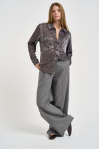 Camicia donna in maglia finitura luminosa multicolor argento J0V BC006RS91TP MISSONI 