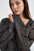 Cardigan donna con bottoni multicolor M1G BK01LYS91U7 MISSONI 