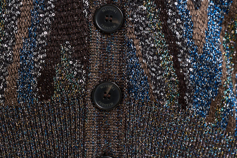 Cardigan donna con bottoni multicolor M1G BK01LYS91U7 MISSONI 