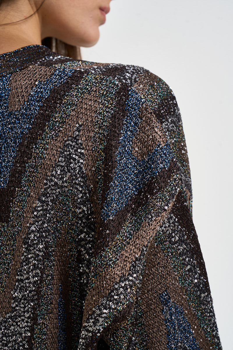 Cardigan donna con bottoni multicolor M1G BK01LYS91U7 MISSONI 