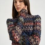 Abito donna midi in maglia multicolor WG0L BR015PSMSPV MISSONI 