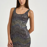 Abito donna mini con paillettes multicolor WG0X BC006GS91SZ MISSONI 