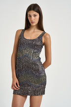 Abito donna mini con paillettes multicolor WG0X BC006GS91SZ MISSONI 