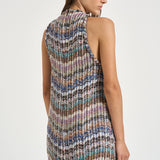 Abito corto donna multicolor WG1X BC006CSMSOS MISSONI 