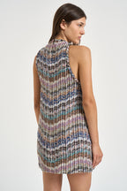 Abito corto donna multicolor WG1X BC006CSMSOS MISSONI 