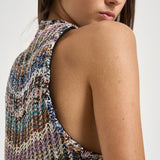 Abito corto donna multicolor WG1X BC006CSMSOS MISSONI 