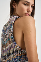 Abito corto donna multicolor WG1X BC006CSMSOS MISSONI 