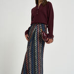 Abito donna lungo in maglia multicolor WG2H BR015PSMSPV MISSONI 
