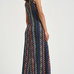 Abito donna lungo in maglia multicolor WG2H BR015PSMSPV MISSONI 