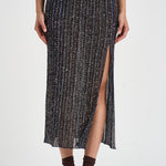 Gonna donna midi con lurex multicolor WH08 BK01KRSMSPS MISSONI 