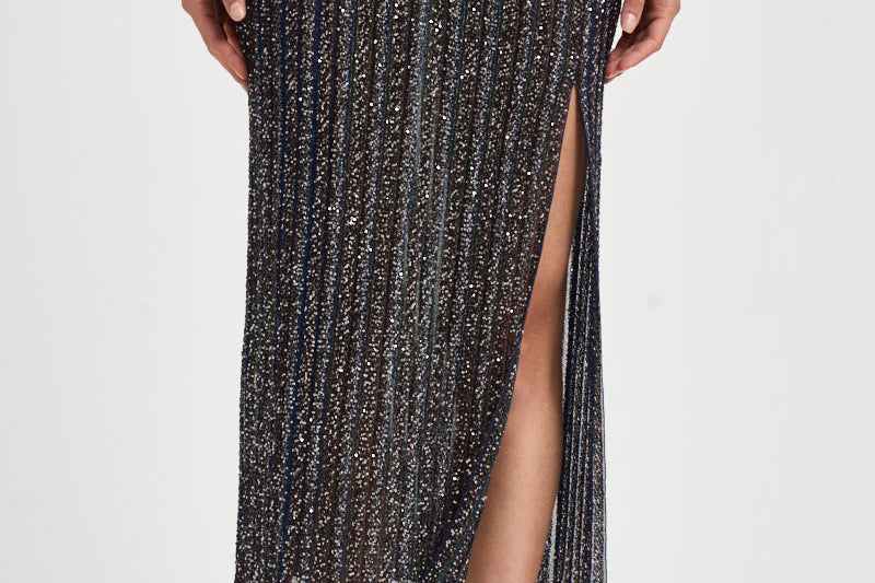 Gonna donna midi con lurex multicolor WH08 BK01KRSMSPS MISSONI 