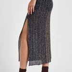 Gonna donna midi con lurex multicolor WH08 BK01KRSMSPS MISSONI 