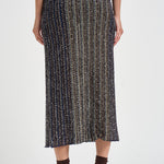 Gonna donna midi con lurex multicolor WH08 BK01KRSMSPS MISSONI 