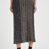 Gonna donna midi con lurex multicolor WH08 BK01KRSMSPS MISSONI 