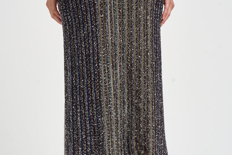 Gonna donna midi con lurex multicolor WH08 BK01KRSMSPS MISSONI 
