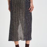 Gonna donna midi con lurex multicolor WH08 BK01KRSMSPS MISSONI 