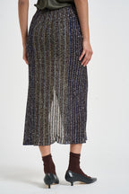 Gonna donna midi con lurex multicolor WH08 BK01KRSMSPS MISSONI 