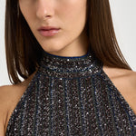 Top donna con paillettes grigio WK0B BK01JCSMSPD MISSONI 