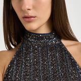 Top donna con paillettes grigio WK0B BK01JCSMSPD MISSONI 