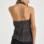 Top donna con paillettes grigio WK0B BK01JCSMSPD MISSONI 