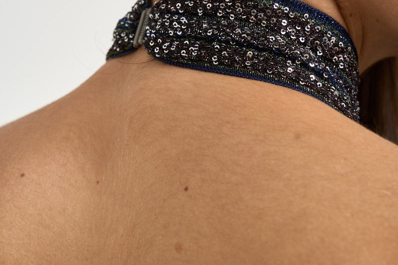 Top donna con paillettes grigio WK0B BK01JCSMSPD MISSONI 