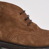 Polacchine uomo in pelle marrone 52404 FANGO MOMA 