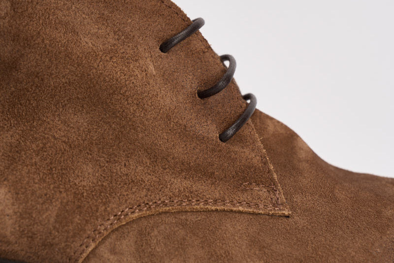 Polacchine uomo in pelle marrone 52404 FANGO MOMA 
