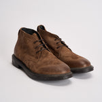 Polacchine uomo in pelle marrone 52404 FANGO MOMA 