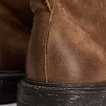 Polacchine uomo in pelle marrone 52404 FANGO MOMA 