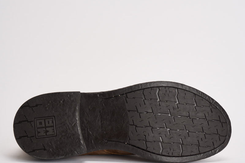 Polacchine uomo in pelle marrone 52404 FANGO MOMA 