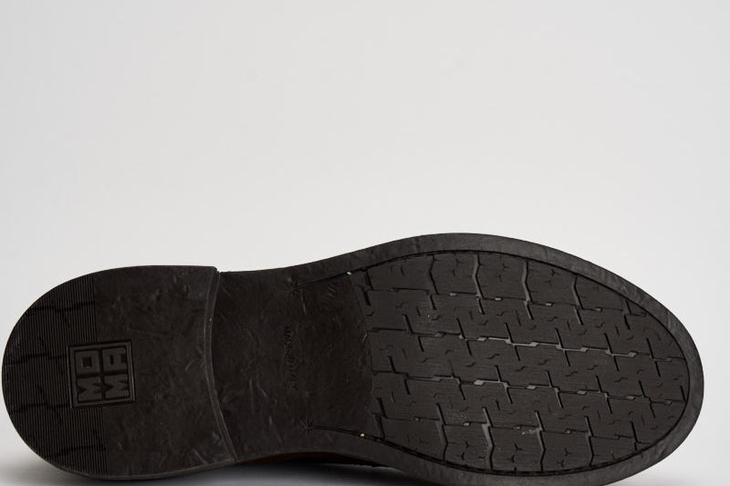 Scarpe uomo stringate in suede moro 52617A JAVA MOMA 