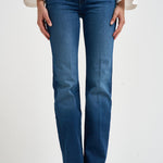 Jeans donna gamba dritta blu medio 10005 1156HCM MOTHER 