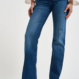 Jeans donna gamba dritta blu medio 10005 1156HCM MOTHER 