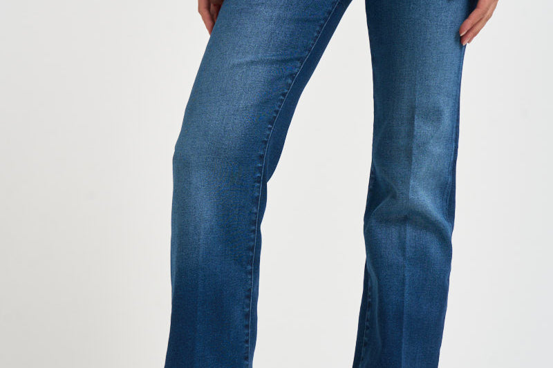 Jeans donna gamba dritta blu medio 10005 1156HCM MOTHER 