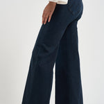 Jeans donna gamba larga blu scuro 10415 104ANIV MOTHER 