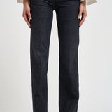 Jeans donna gamba dritta nero slavato 13088 515RGW MOTHER 