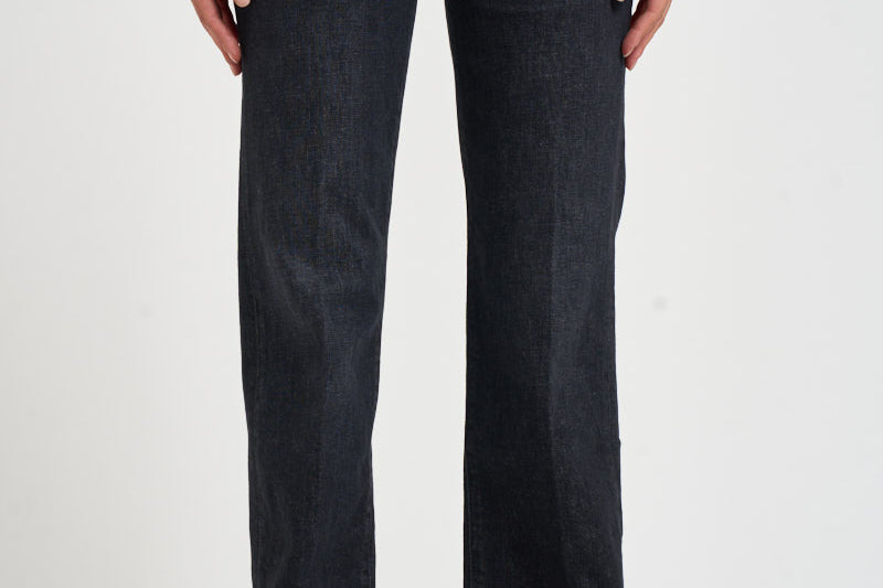 Jeans donna gamba dritta nero slavato 13088 515RGW MOTHER 