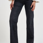 Jeans donna gamba dritta nero slavato 13088 515RGW MOTHER 