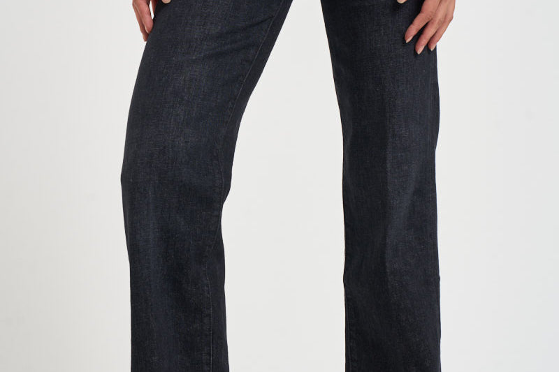 Jeans donna gamba dritta nero slavato 13088 515RGW MOTHER 