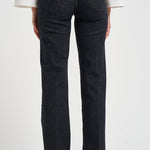 Jeans donna gamba dritta nero slavato 13088 515RGW MOTHER 