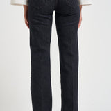 Jeans donna gamba dritta nero slavato 13088 515RGW MOTHER 