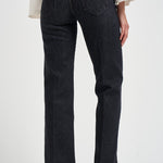 Jeans donna gamba dritta nero slavato 13088 515RGW MOTHER 