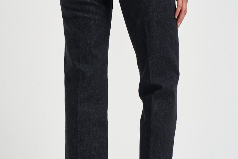 Jeans donna gamba dritta nero slavato 13088 515RGW MOTHER 