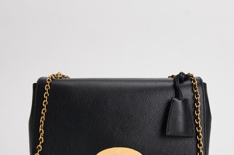 Borsa donna Medium Lily nera HH0023 A100BLACK MULBERRY 