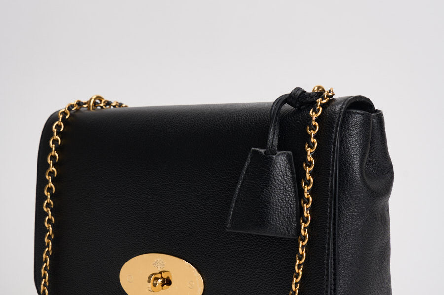 Borsa donna Medium Lily nera HH0023 A100BLACK MULBERRY 