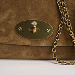 Borsa donna Lily in suede sabbia HH9878 P705SALCOMBESAND MULBERRY 